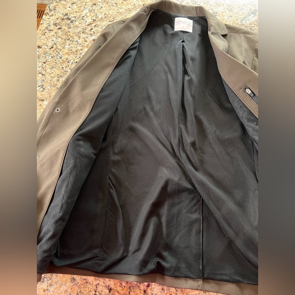 NWT Men’s STYLUS Brown Wren Active Comfort Blazer Sport Coat size SMALL - Picture 4 of 12